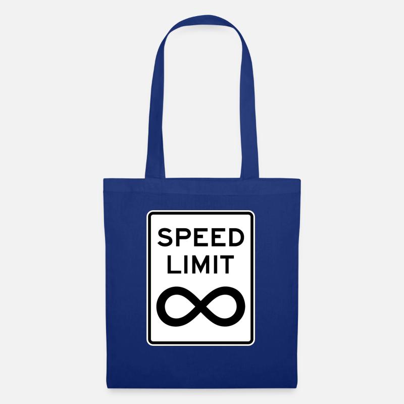 Speed limit - Stoffbeutel - Royalblau
