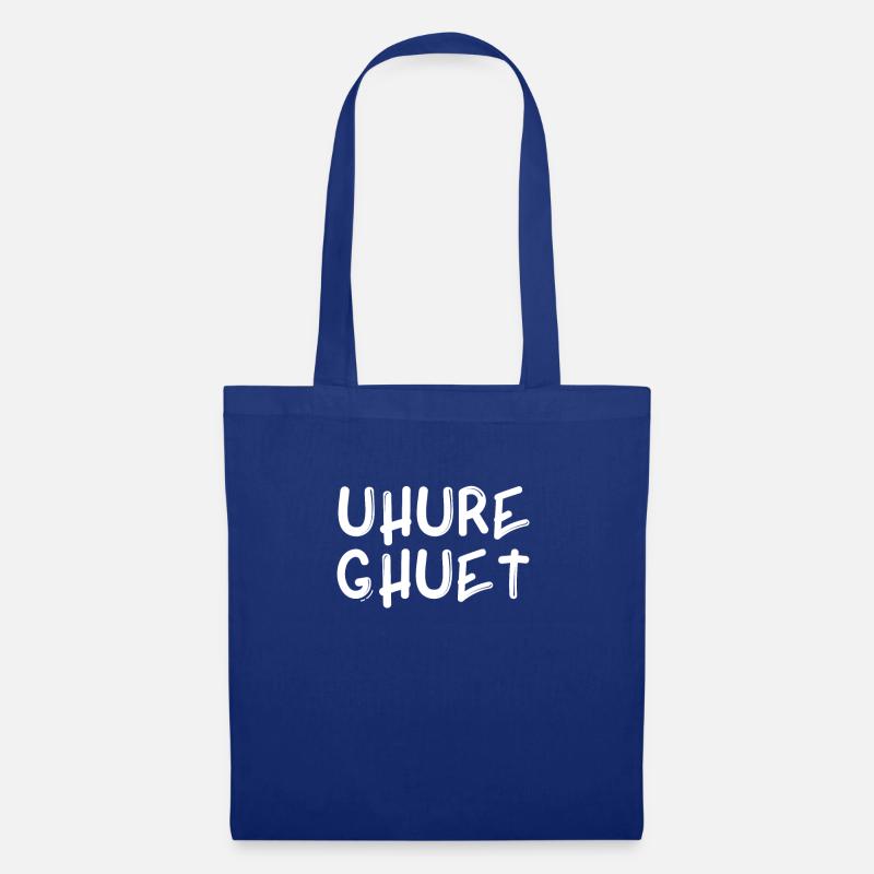 Uhure Ghuet Schweizerdeutsch Geschenk Mundart - Stoffbeutel - Royalblau