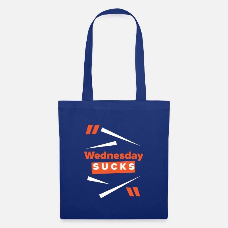 Wednesday sucks oder ist er Dein Lieblingstag? - Stoffbeutel - Royalblau