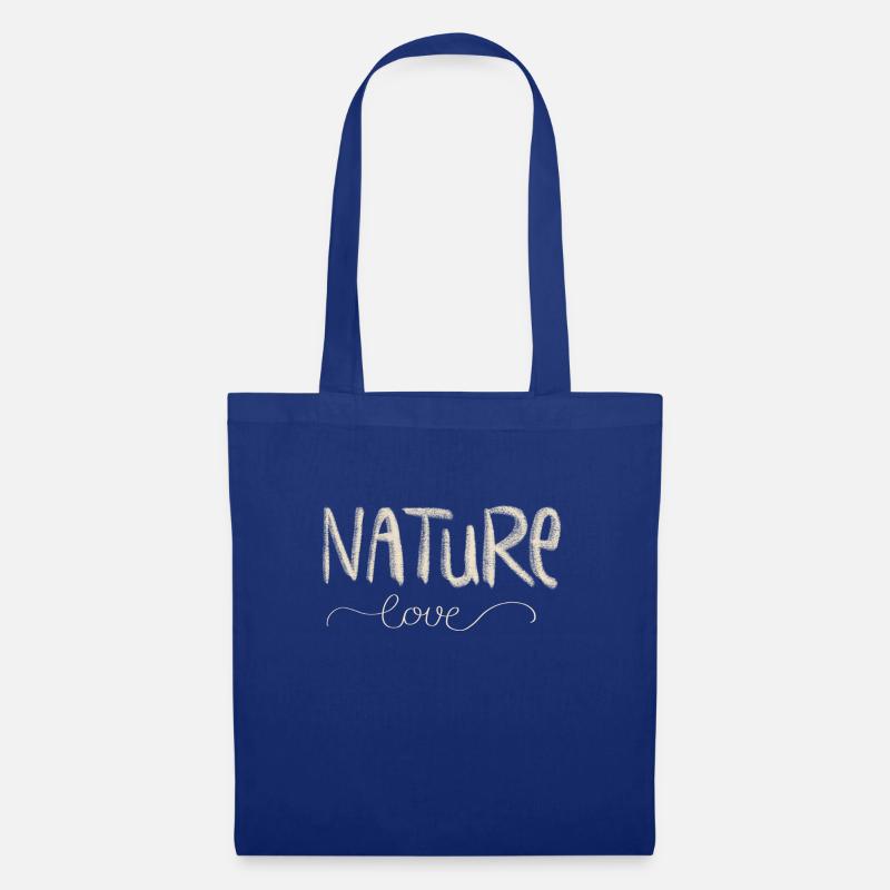 Nature love - Stoffbeutel - Royalblau
