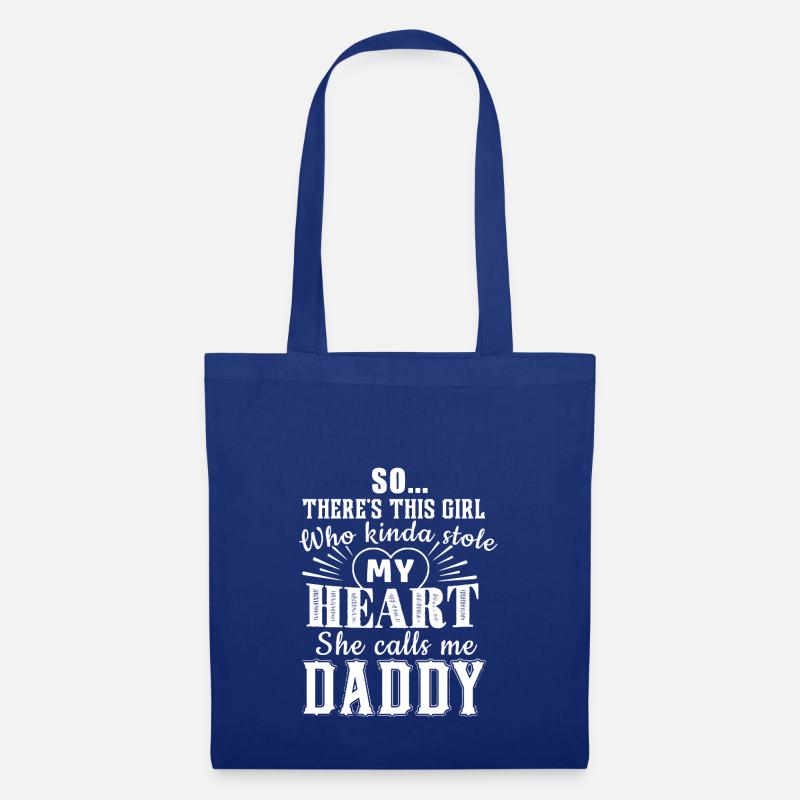 She calls me Daddy - Stoffbeutel - Royalblau