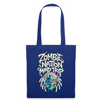 Zombie Nation Gedankenreise - Stoffbeutel - Royalblau - Vorne