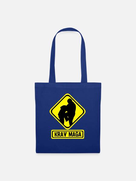 Krav Maga Logo danger1 - Stoffbeutel - Royalblau