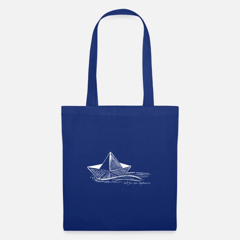 schwimmendes Papierboot baltic sea experience - Stoffbeutel - Royalblau