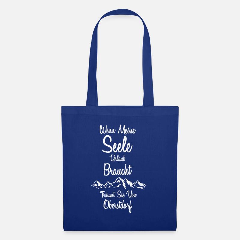 Âme à Oberstdorf - Sac en tissu - bleu royal