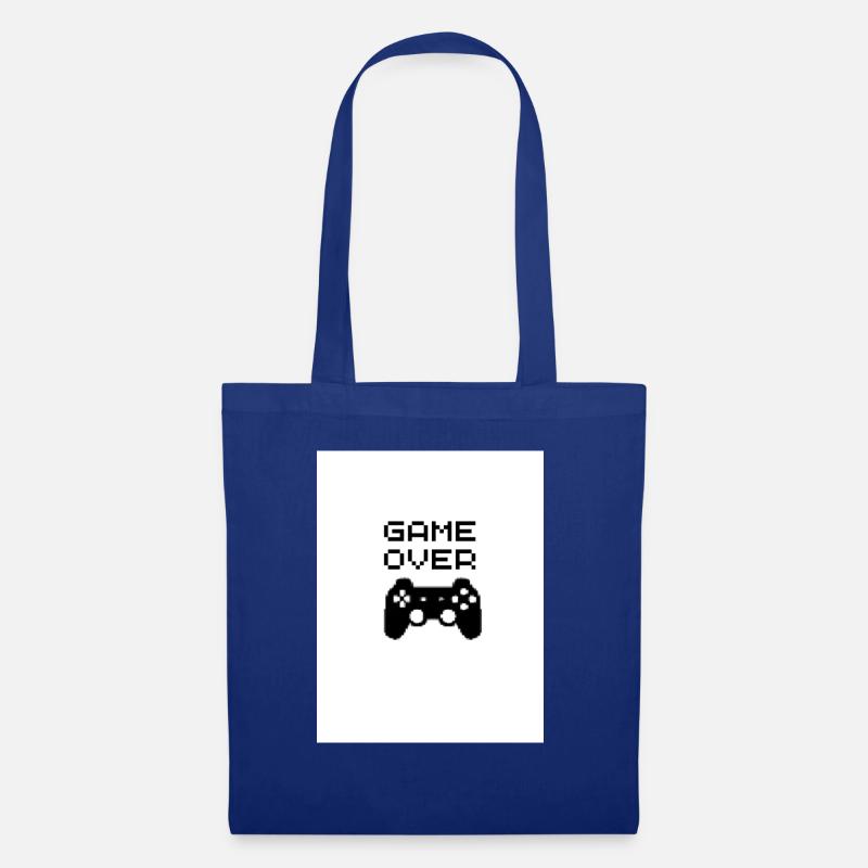 Game over - Stoffbeutel - Royalblau