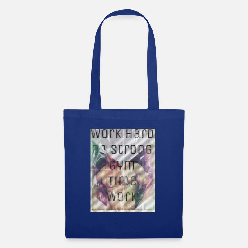 Work Hard Training - Stoffbeutel - Royalblau