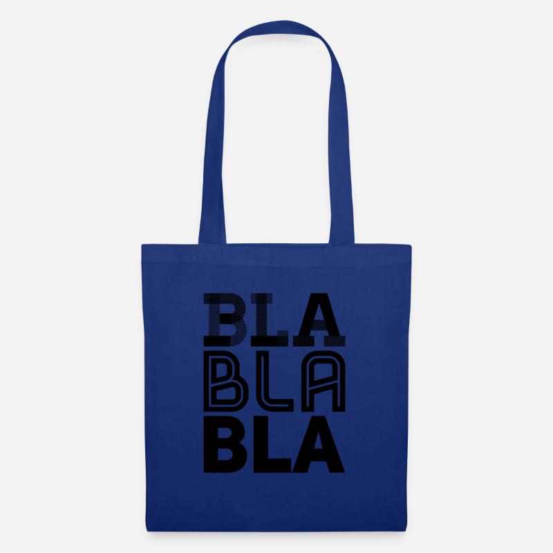 bla bla bla - Tote Bag - royal blue
