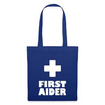 Ersthelfer - Stoffbeutel - Royalblau - Vorne