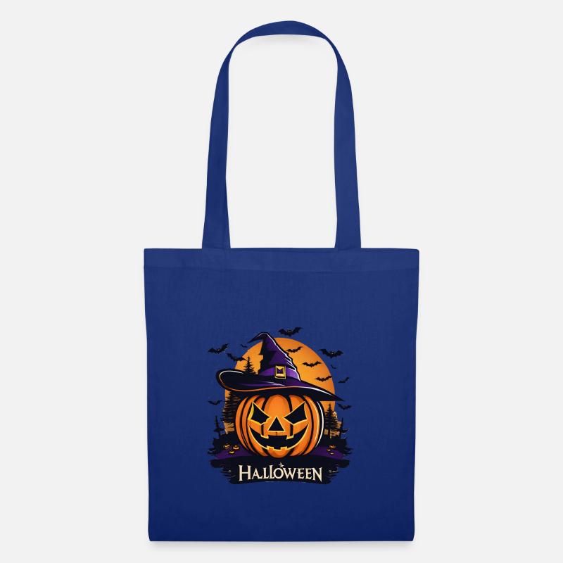 Halloween-/2 - Stoffbeutel - Royalblau