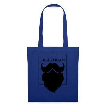 Der Bräutigam - Stoffbeutel - Royalblau - Vorne