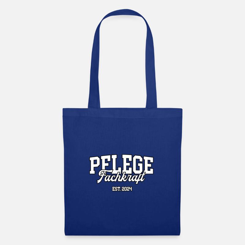 Pflegefachkraft Ausbildung Pfleger Pflegerin 2024 - Stoffbeutel - Royalblau
