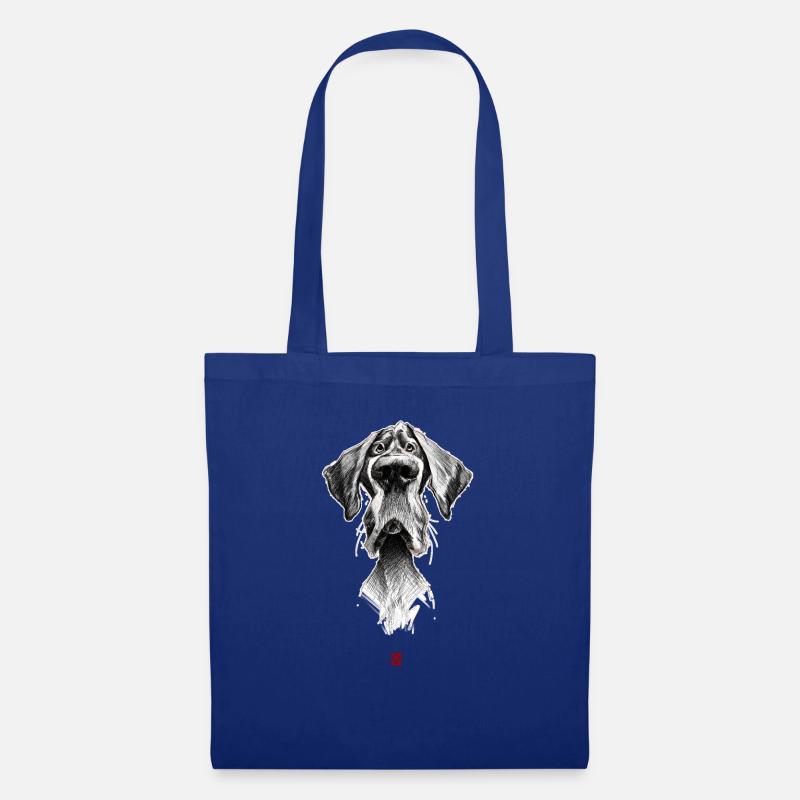 Flüchtiger Hund - Stoffbeutel - Royalblau
