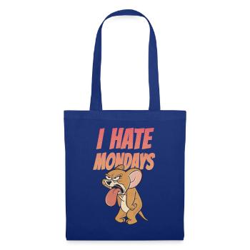Tom et Jerry I Hate Mondays - Sac en tissu - bleu royal - Devant