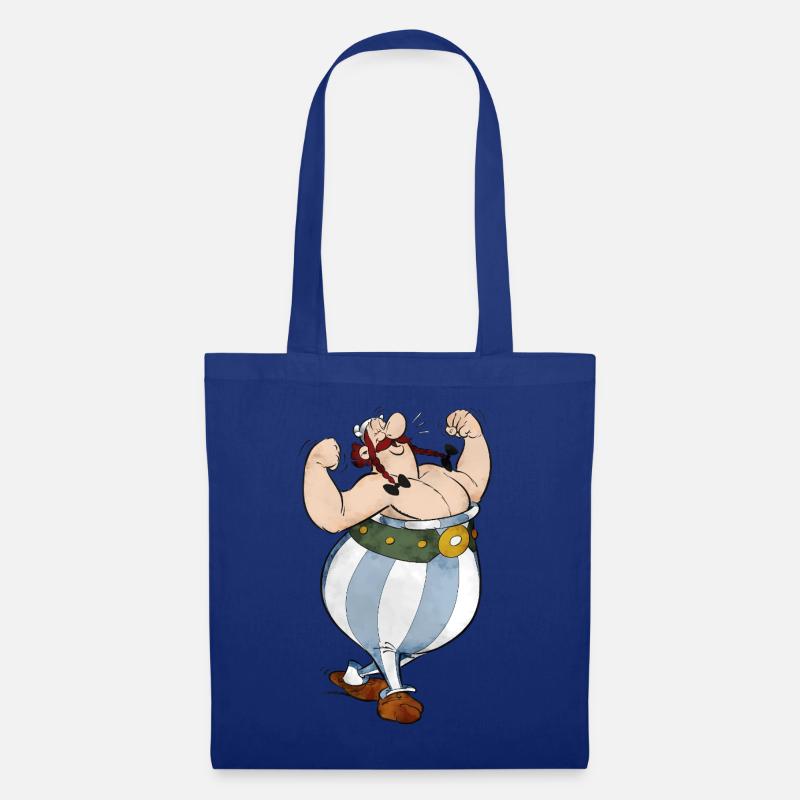 Obelix Flexing - Tote Bag - royal blue