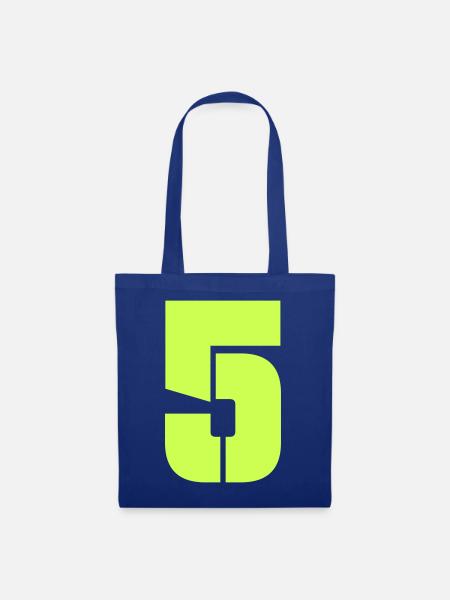 5 - Stoffbeutel - Royalblau