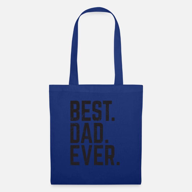 Best Dad Ever - Stoffbeutel - Royalblau