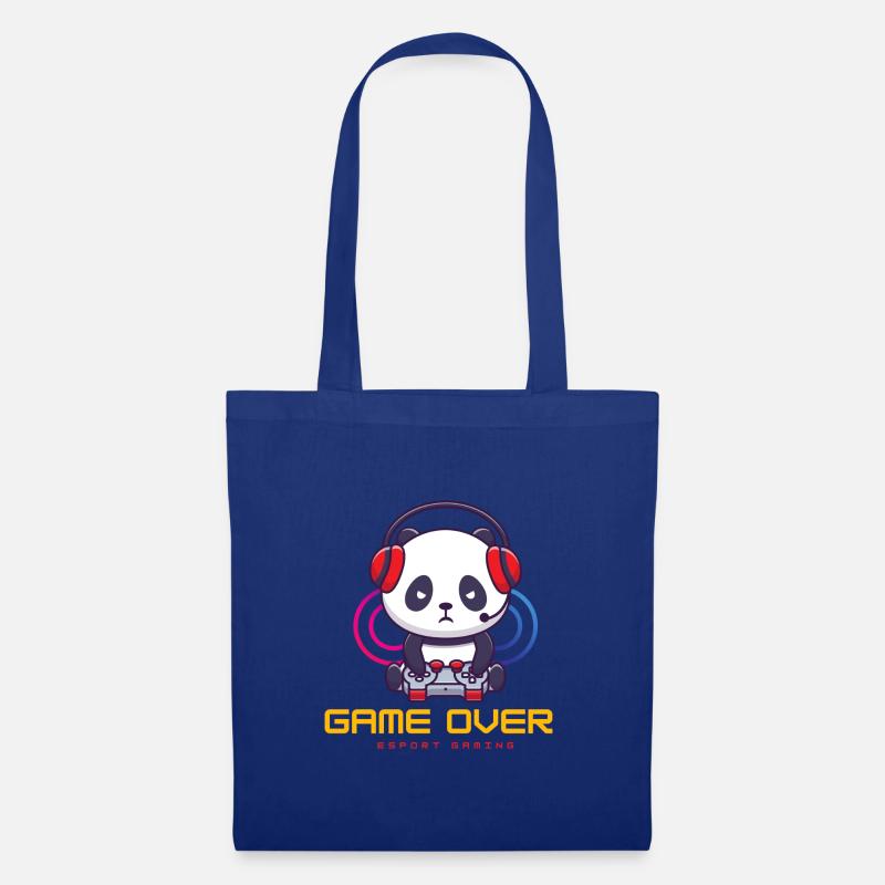 Game over Design - Stoffbeutel - Royalblau