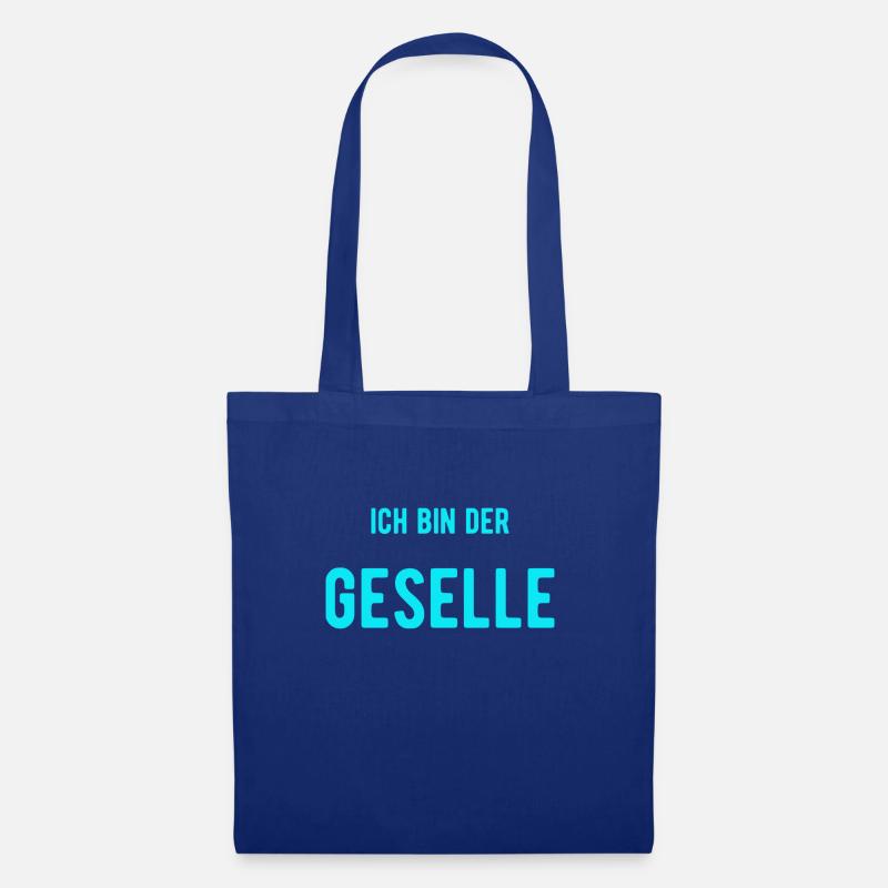 ich bin der Geselle - Stoffbeutel - Royalblau