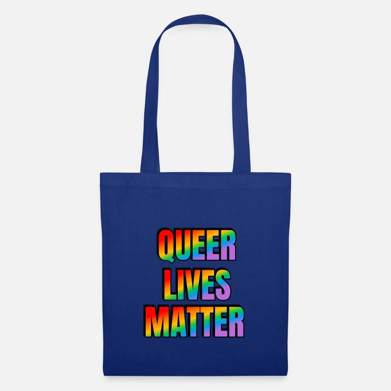 Queeres Leben zählt - Stoffbeutel - Royalblau