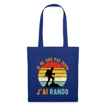 Retro Hike: I'm not available - Tote Bag - royal blue - Front