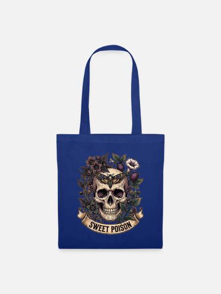 Halloween Sweet Poison - Stoffbeutel - Royalblau