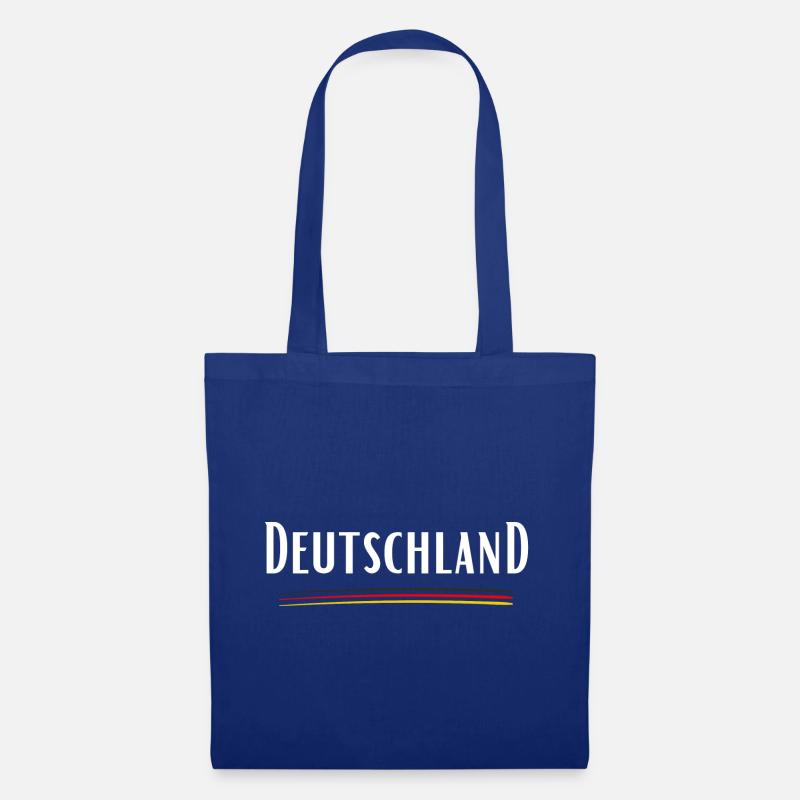 Deutschland-Flagge - Stoffbeutel - Royalblau