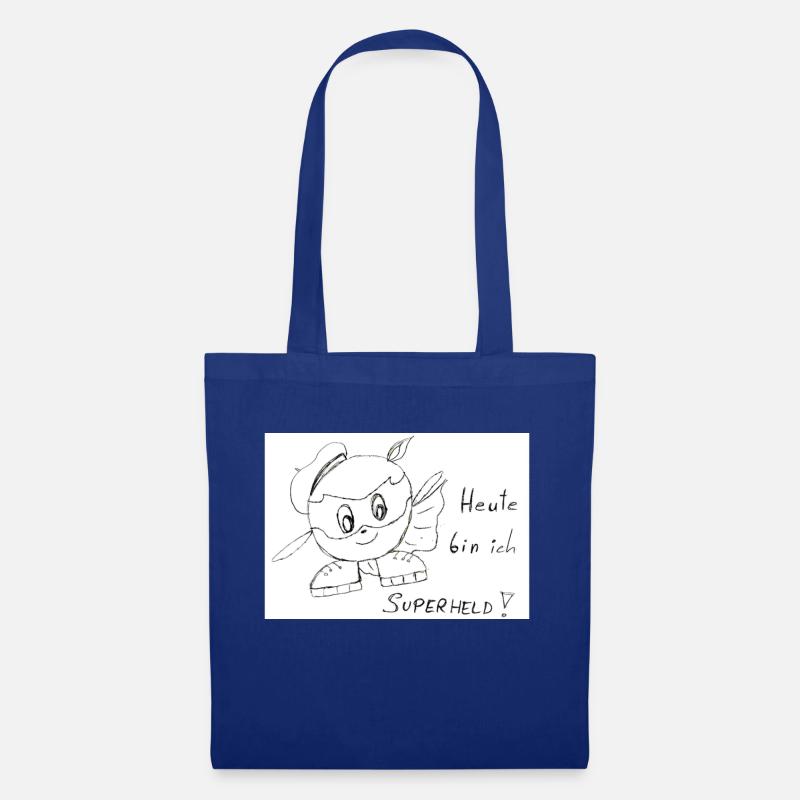 Superheld - Stoffbeutel - Royalblau