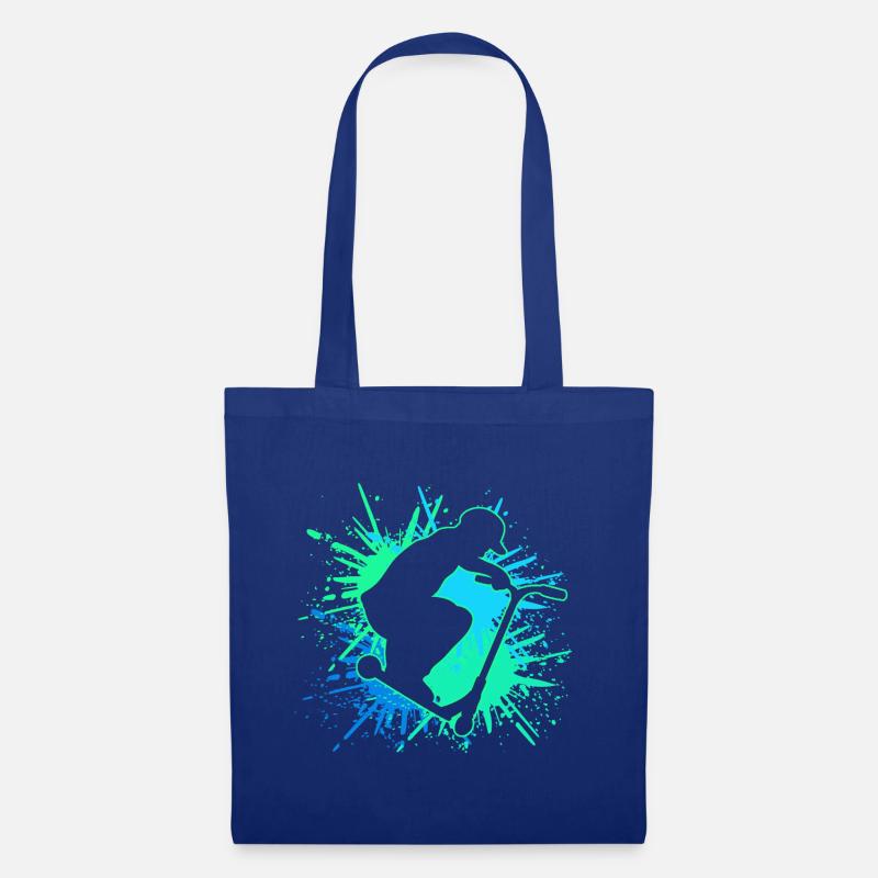 scooter stunt it - Tote Bag - royal blue