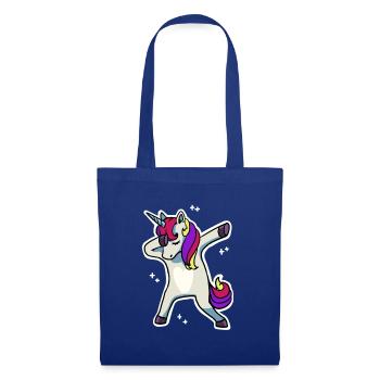 Unicorn Dance Dabbing Party Disco Electro Gift - Tote Bag - royal blue - Front