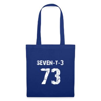 73 Sport Fan oder 73. Geburtstag Trikot 1973 - Stoffbeutel - Royalblau - Vorne
