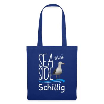Schillig mer du Nord Moin île schillig Sea Side Möwe - Sac en tissu - bleu royal - Devant