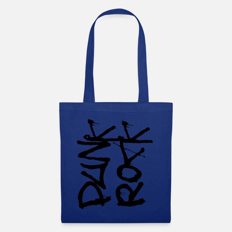 Rock punk - Sac en tissu - bleu royal