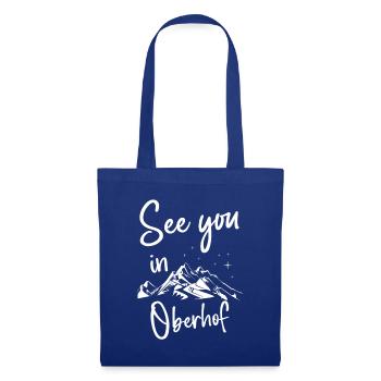 Oberhof Skiing Thuringian Forest Snowboarding - Tote Bag - royal blue - Front