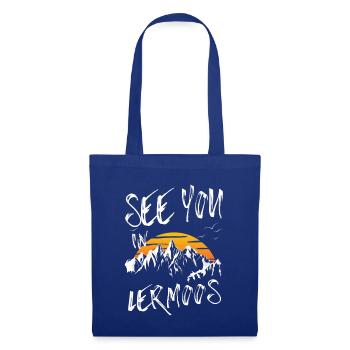 Lermoos Ski Tyrol Snowboard Autriche - Sac en tissu - bleu royal - Devant