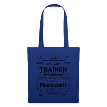 Trainer einer fantastischen Mannschaft - Stoffbeutel - Royalblau - Vorne