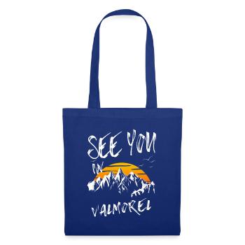 Valmorel France randonnée et ski - Sac en tissu - bleu royal - Devant