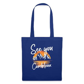 Combloux France randonnée et ski - Sac en tissu - bleu royal - Devant