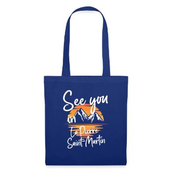 La Pierre Saint-Martin France Skiing - Tote Bag - royal blue - Front
