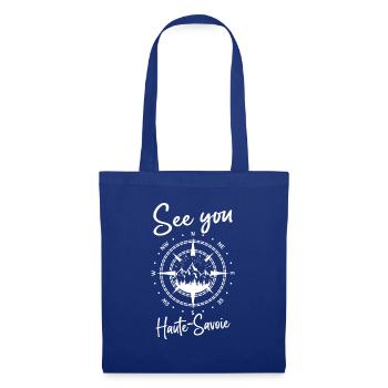 Haute-Savoie France hiking and skiing - Tote Bag - royal blue - Front