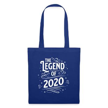 Die Legende von 2020 Geburtstag - Stoffbeutel - Royalblau - Vorne