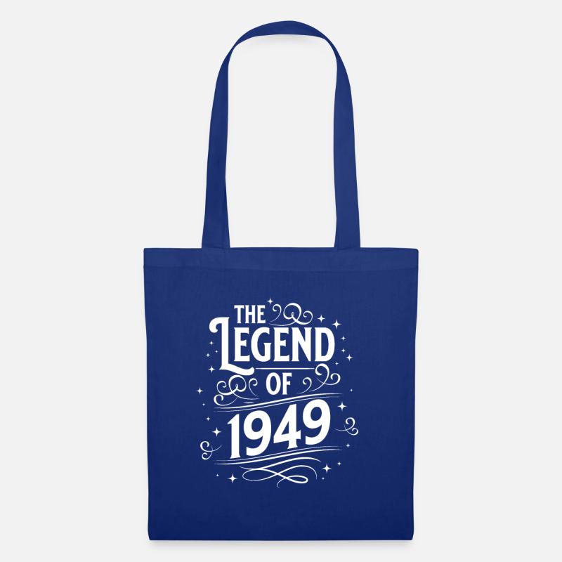 Die Legende von 1949 Geburtstag - Stoffbeutel - Royalblau