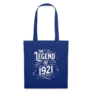 Die Legende von 1921 Geburtstag - Stoffbeutel - Royalblau - Vorne
