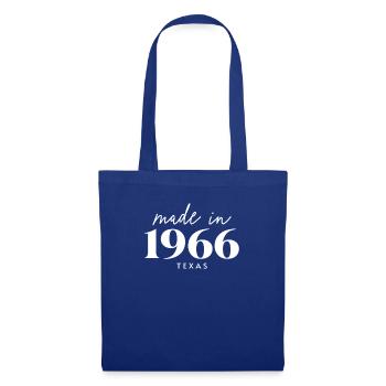 Made 1966 in Texas. Cute Birthday Party - Stoffbeutel - Royalblau - Vorne