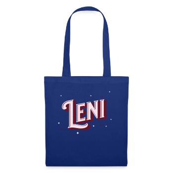Leni Name Personnalisé - Sac en tissu - bleu royal - Devant