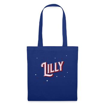 Lilly name personalized - Tote Bag - royal blue - Front