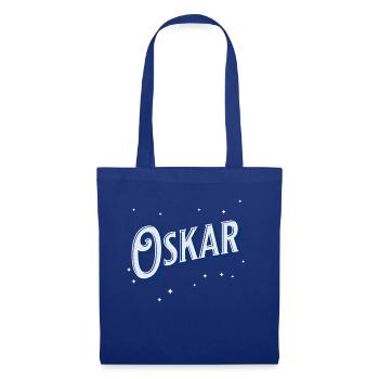 Oskar Namen personalisiert - Stoffbeutel - Royalblau - Vorne