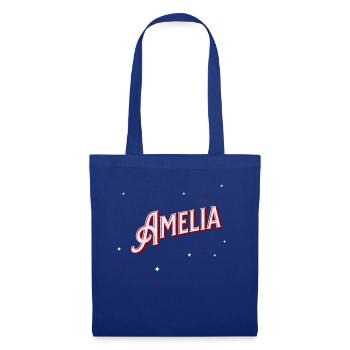 Amelia name personalized - Tote Bag - royal blue - Front