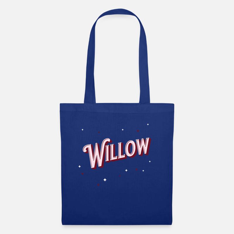Willow Namen personalisiert - Stoffbeutel - Royalblau