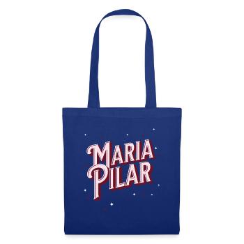 Maria Pilar name personalized - Tote Bag - royal blue - Front